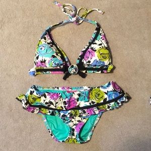 BETSEY JOHNSON floral bikini